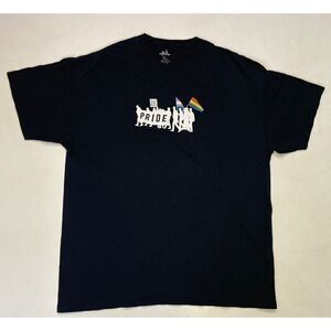 The Phluid Project Pride Graphic T-shirt Men XL Black Short Sleeve